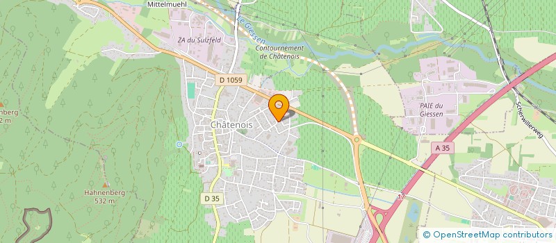 localisation de l'entreprise MADAME CORALIE WACH  CHATENOIS