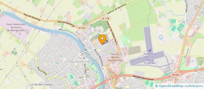 localisation de l'entreprise MADAME CORALIE WHYTE  WAMBRECHIES