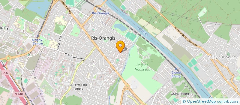 localisation de l'entreprise MADAME CORALIE WOLFF à RIS-ORANGIS