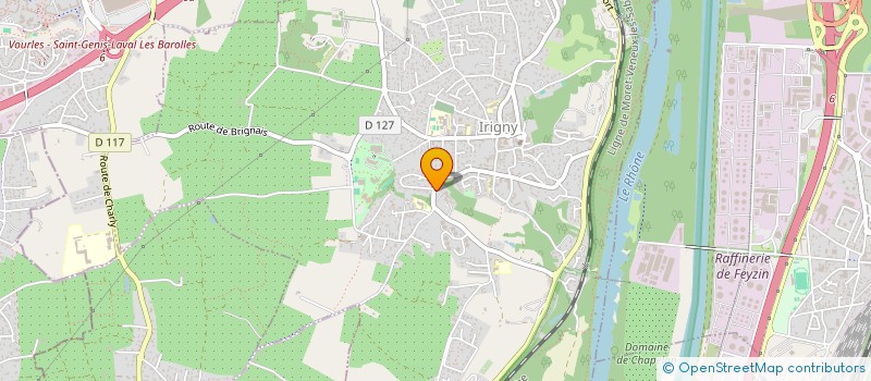 localisation de l'entreprise MADAME CORALIE ZAMBRANA  IRIGNY