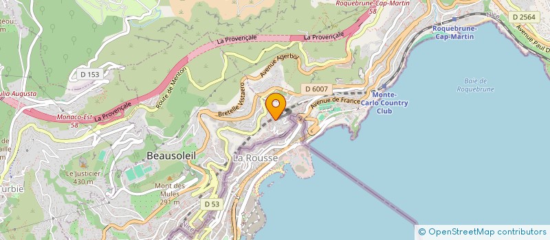 localisation de l'entreprise MADAME CORALINE AEIMERTON à ROQUEBRUNE-CAP-MARTIN