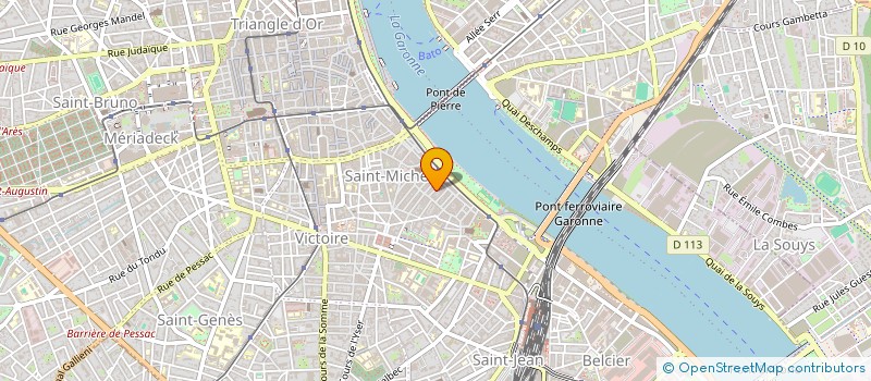 localisation de l'entreprise MADAME CORALINE AHMED à BORDEAUX