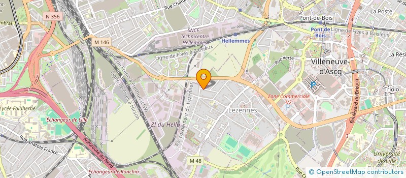 localisation de l'entreprise MADAME CORALINE AIM  LILLE