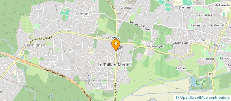 localisation de l'entreprise MADAME CORALINE ALJOUBAHI  LE TAILLAN-MEDOC