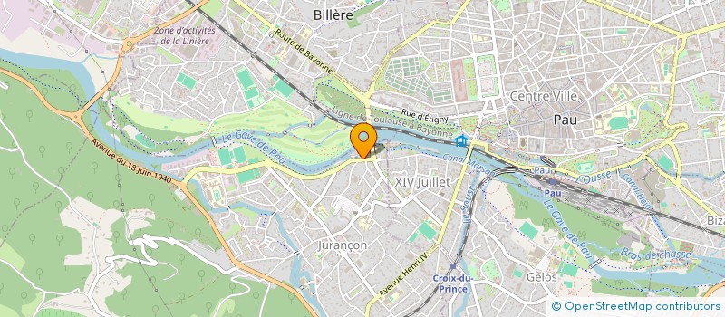 localisation de l'entreprise MADAME CORALINE ALLAIN  JURANCON