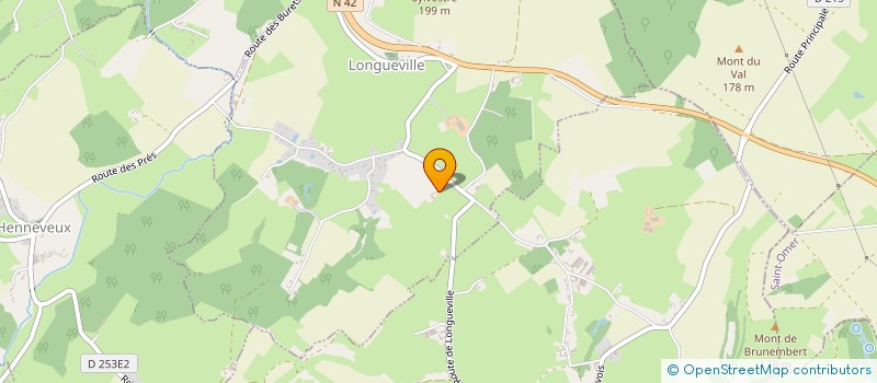 localisation de l'entreprise MADAME CORALINE ALLARD  LONGUEVILLE