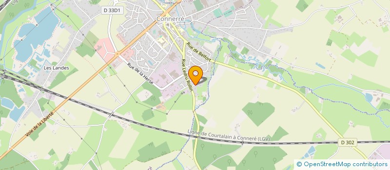 localisation de l'entreprise MADAME CORALINE AMIOT  CONNERRE