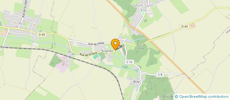 localisation de l'entreprise MADAME CORALINE ASSET  MONT-SAINT-ELOI