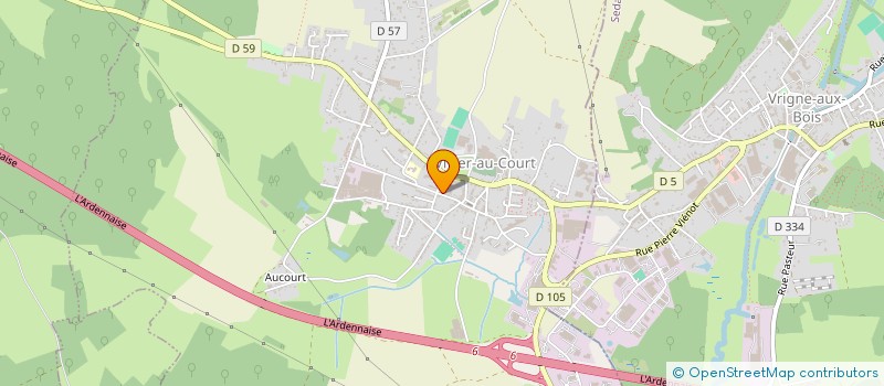 localisation de l'entreprise MADAME CORALINE BACCINI  VIVIER-AU-COURT