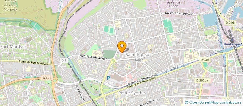 localisation de l'entreprise MADAME CORALINE BARRA  DUNKERQUE