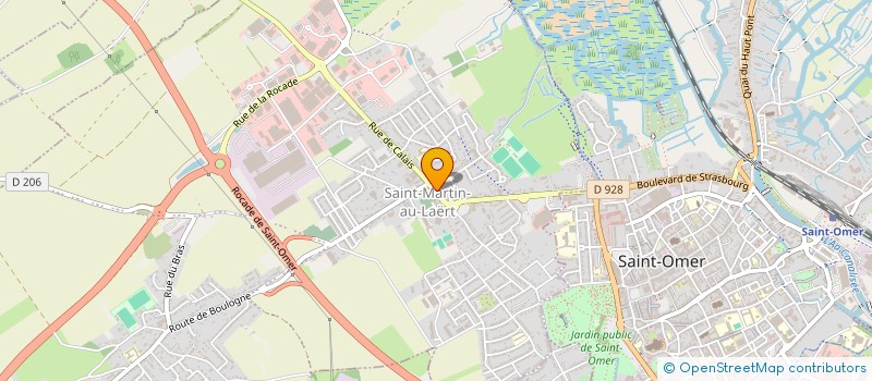 localisation de l'entreprise MADAME CORALINE BENARD  SAINT-MARTIN-LEZ-TATINGHEM