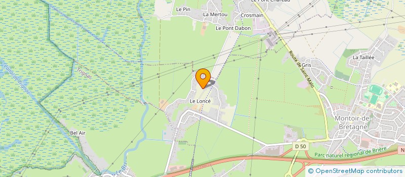 localisation de l'entreprise MADAME CORALINE BLEU  MONTOIR-DE-BRETAGNE