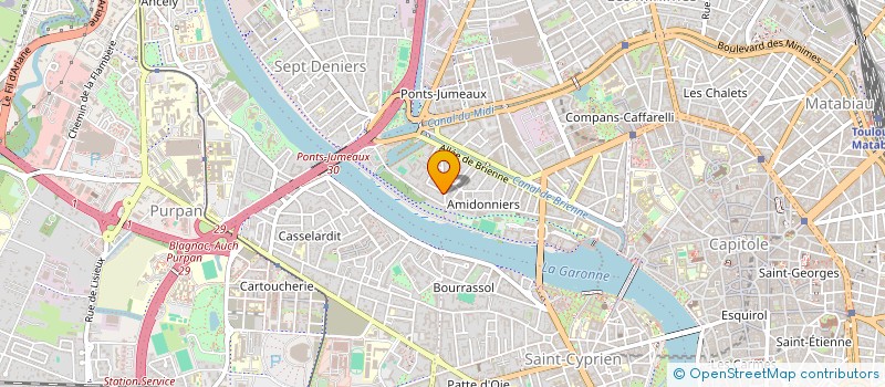 localisation de l'entreprise MADAME CORALINE BOTERDAEL  TOULOUSE