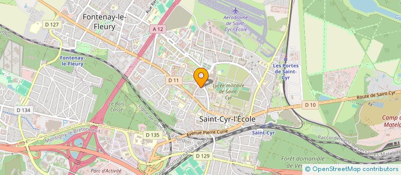 localisation de l'entreprise MADAME CORALINE BROCHET à SAINT-CYR-L'ECOLE