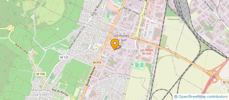 localisation de l'entreprise MADAME CORALINE BRUSLE à MARSANNAY-LA-COTE