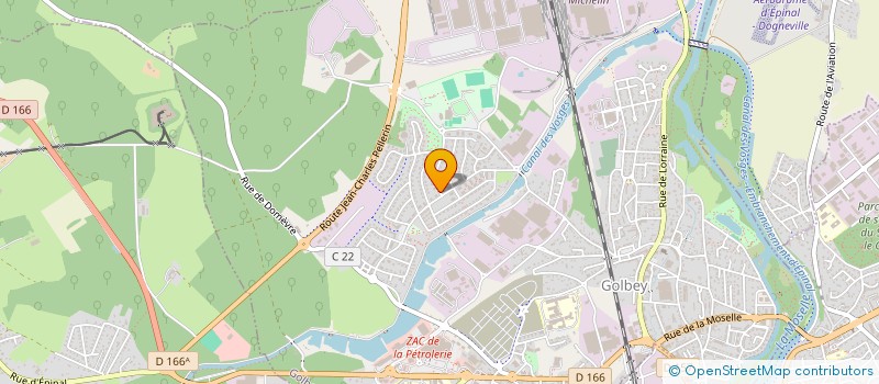 localisation de l'entreprise MADAME CORALINE CARVALHO  GOLBEY