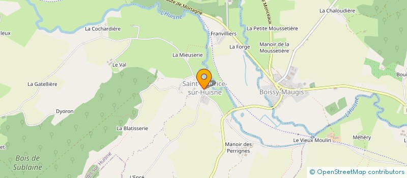 localisation de l'entreprise MADAME CORALINE CINTRAT à COUR-MAUGIS SUR HUISNE