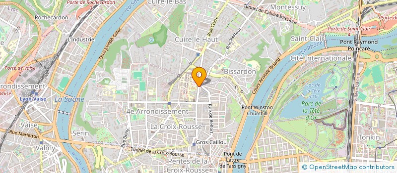 localisation de l'entreprise MADAME CORALINE COUCHON  LYON