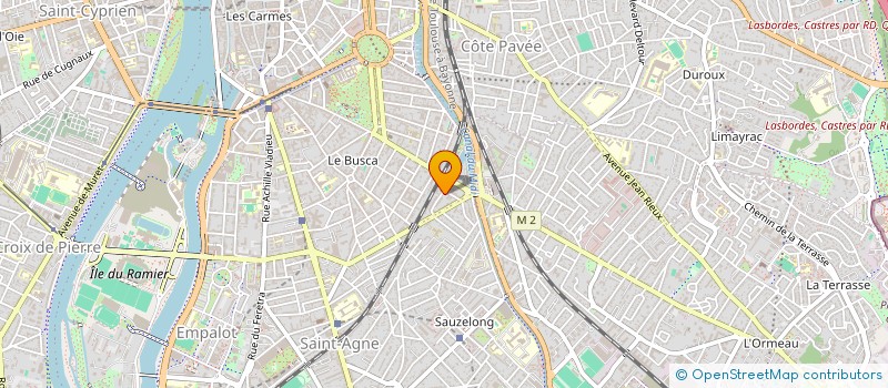 localisation de l'entreprise MADAME CORALINE DADAT  TOULOUSE