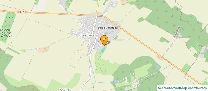 localisation de l'entreprise MADAME CORALINE DE FILIPPI  CRESPIERES