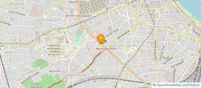 localisation de l'entreprise MADAME CORALINE DELGADO  BORDEAUX