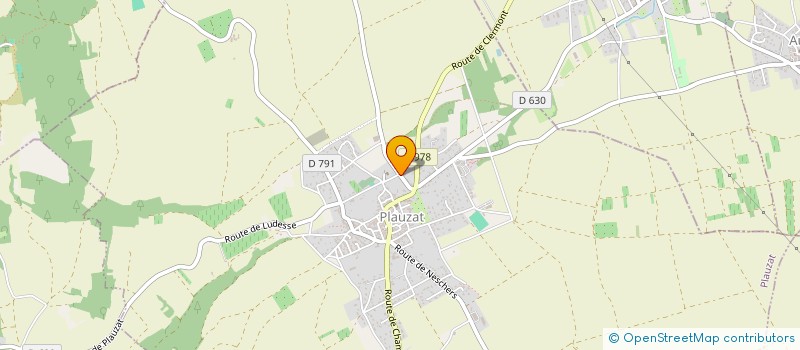 localisation de l'entreprise MADAME CORALINE DESAIGLE  PLAUZAT