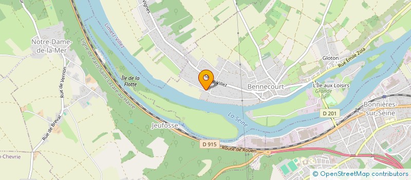 localisation de l'entreprise MADAME CORALINE DETE  BENNECOURT