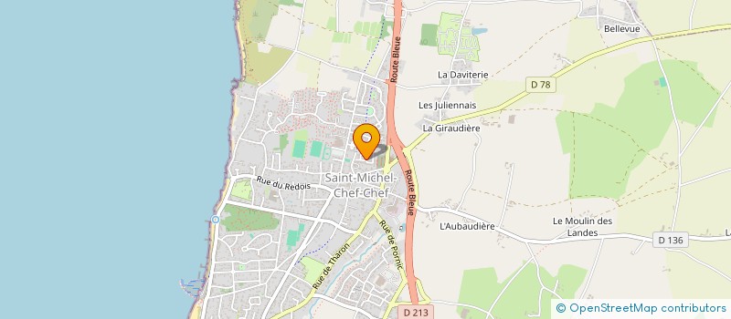 localisation de l'entreprise MADAME CORALINE DROUHIN à SAINT-MICHEL-CHEF-CHEF