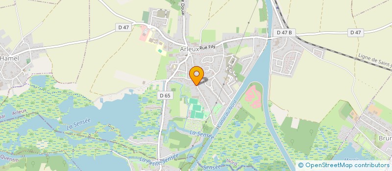 localisation de l'entreprise MADAME CORALINE DUCATEZ  ARLEUX