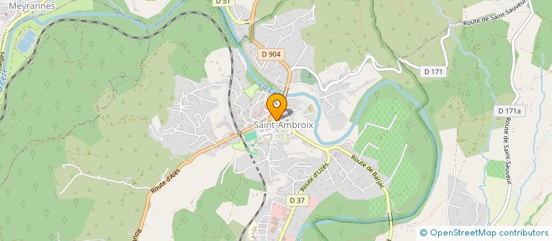 localisation de l'entreprise MADAME CORALINE GARCIA  SAINT-AMBROIX