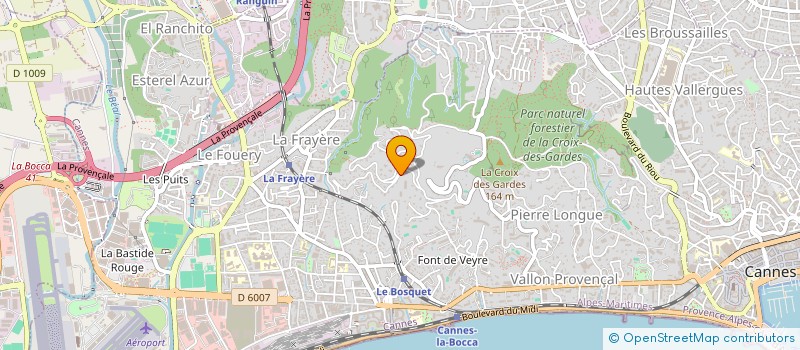 localisation de l'entreprise MADAME CORALINE GASPART à CANNES