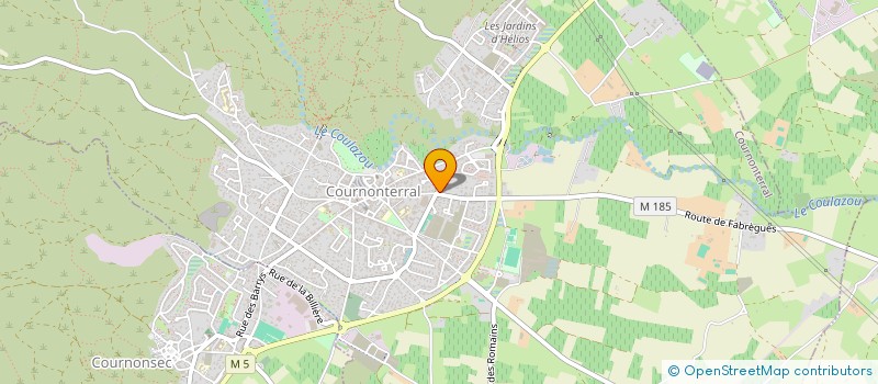 localisation de l'entreprise MADAME CORALINE GAUDRY  COURNONSEC