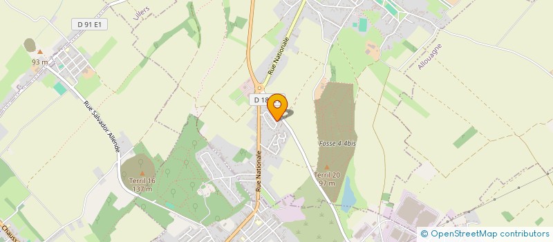 localisation de l'entreprise MADAME CORALINE LEBLANC  BURBURE