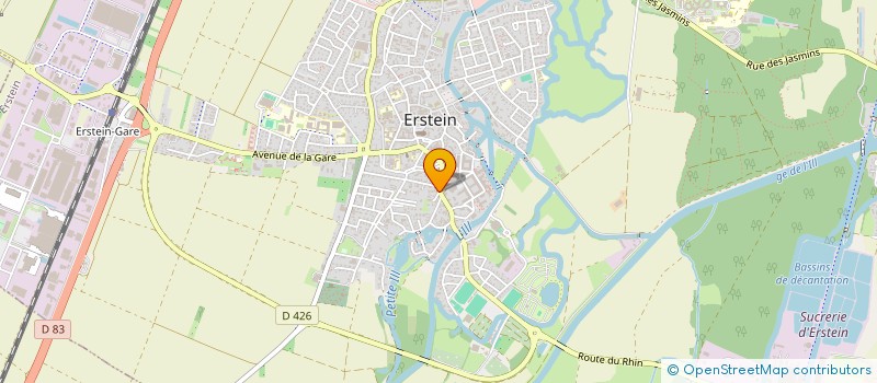 localisation de l'entreprise MADAME CORALINE LEFEBVRE  GERSTHEIM