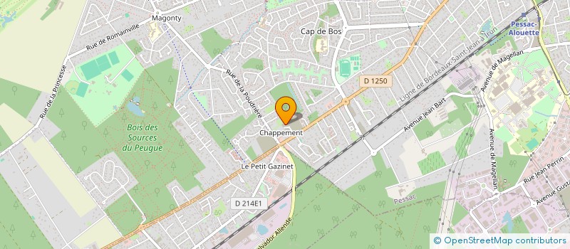 localisation de l'entreprise MADAME CORALINE LEIMBACHER  PESSAC