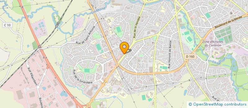 localisation de l'entreprise MADAME CORALINE LITRICIN à CHOLET