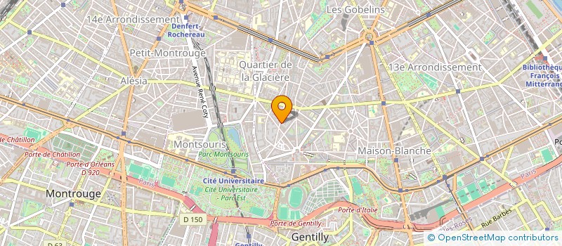 localisation de l'entreprise MADAME CORALINE MICHALON  PARIS