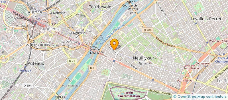 localisation de l'entreprise MADAME CORALINE MOINAT à NEUILLY-SUR-SEINE