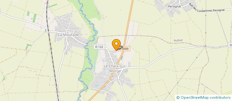 localisation de l'entreprise MADAME CORALINE MOREAU  LE CHEIX