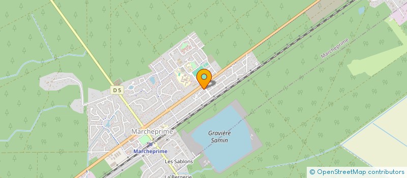 localisation de l'entreprise MADAME CORALINE PALIS  MARCHEPRIME