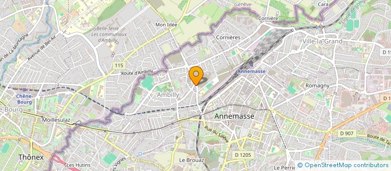 localisation de l'entreprise MADAME CORALINE PARMENTIER  AMBILLY