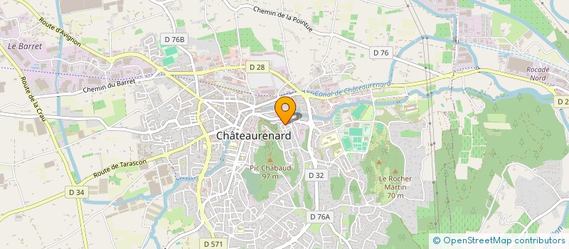 localisation de l'entreprise MADAME CORALINE PERROT  CHATEAURENARD