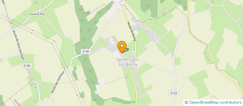 localisation de l'entreprise MADAME CORALINE PINCON  SAINTE-CROIX-SUR-BUCHY