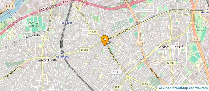 localisation de l'entreprise MADAME CORALINE PORTRAIT à BOIS-COLOMBES