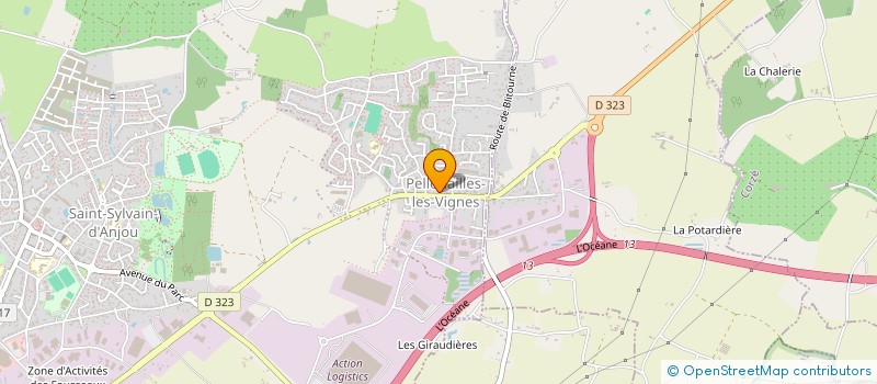 localisation de l'entreprise MADAME CORALINE RENOU  VERRIERES-EN-ANJOU