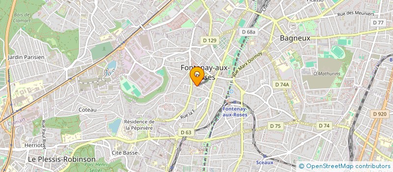 localisation de l'entreprise MADAME CORALINE SALVOCH à FONTENAY-AUX-ROSES