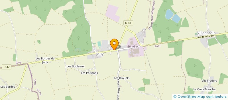 localisation de l'entreprise MADAME CORALINE SCHAPMAN à JOUY