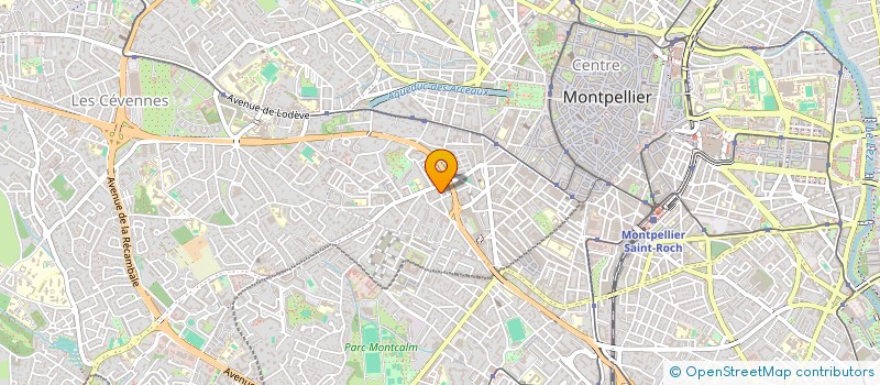 localisation de l'entreprise MADAME CORALINE TABERT à MONTPELLIER