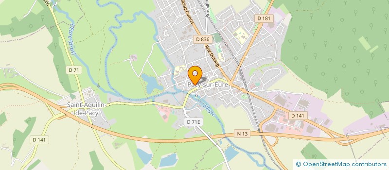 localisation de l'entreprise MADAME CORALINE THEURE  PACY-SUR-EURE