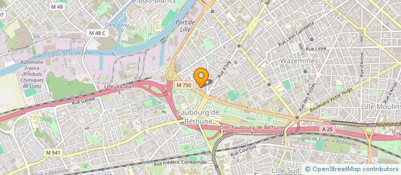 localisation de l'entreprise MADAME CORALINE VERGHOTE à LILLE